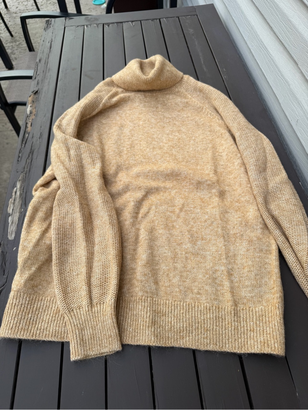 LOFT Beige/Tan Women's Cozy Turtleneck Sweater